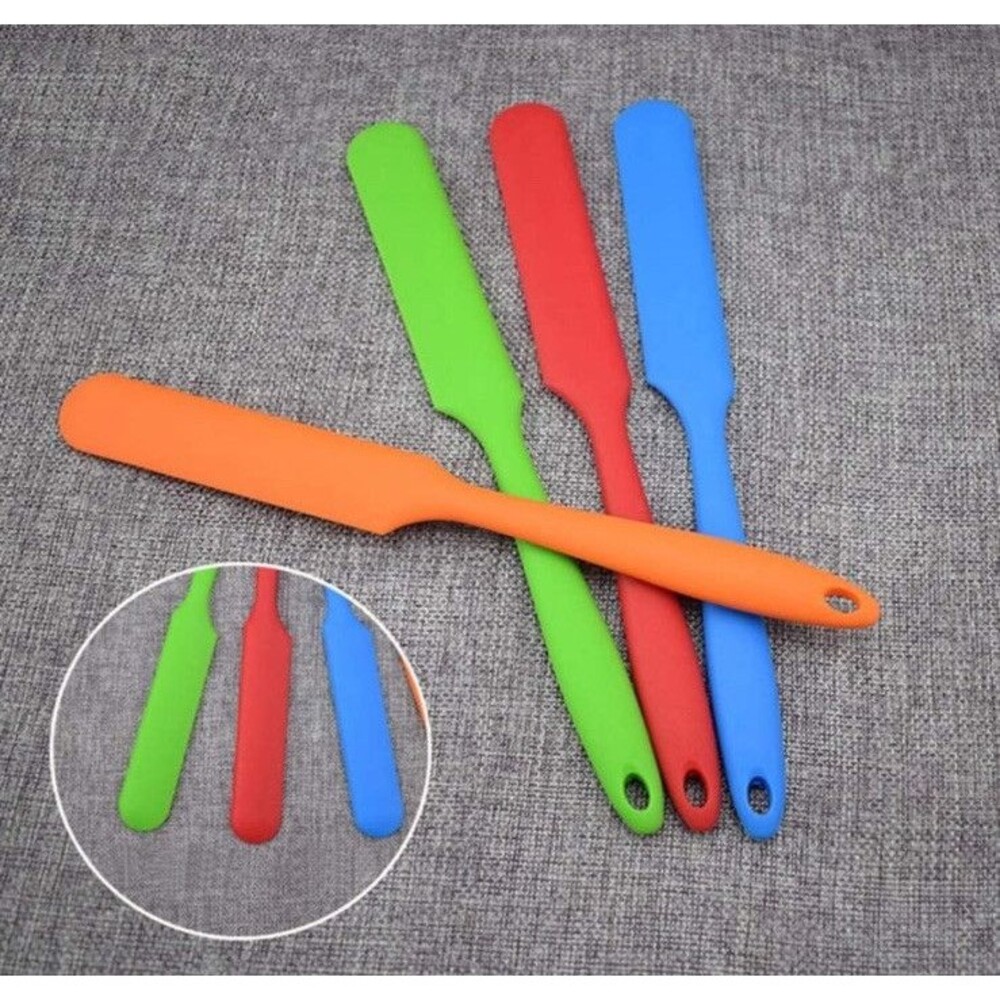 Jar Spatula, 4Pcs Silicone Sourdough Spatula Kitchen Rubber Jam Spreader Cake